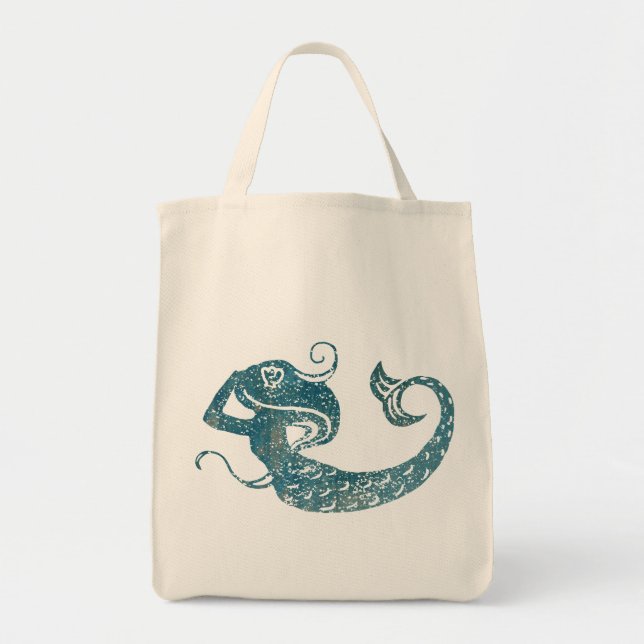 Worn Sjöjungfru Tygkasse (Framsidan)