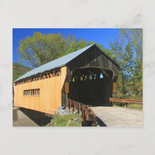 Worrall Covered Bridge Rockingham Vermont Vykort