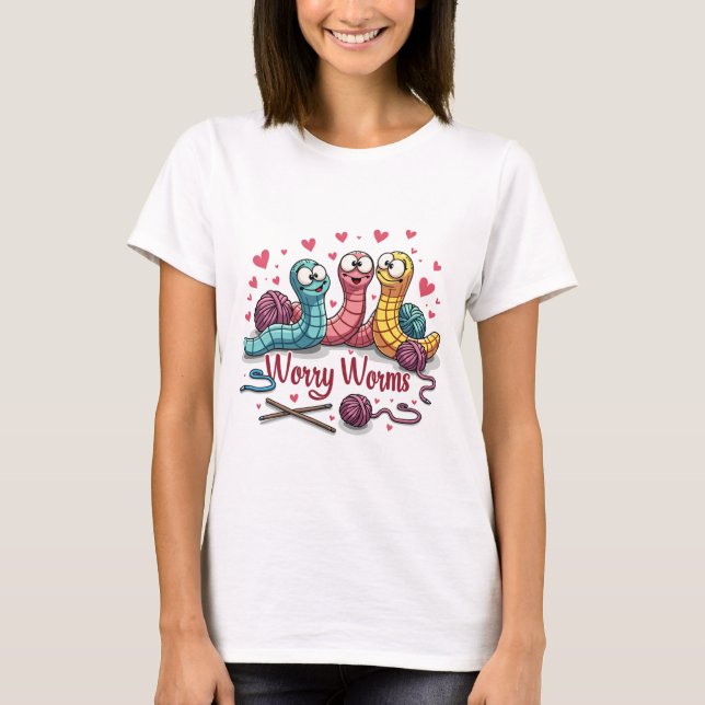 Worry Mask T Shirt (Framsida)