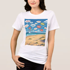 Worry Stress Doubt The Beach Side Is My Therapy T Shirt