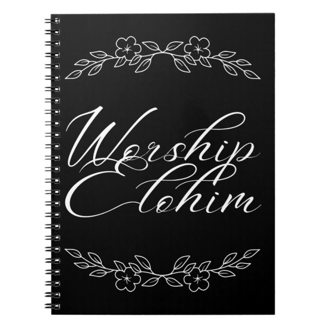 Worship Elohim Anteckningsbok (Framsidan)