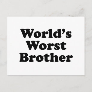 Worst Brother Vykort