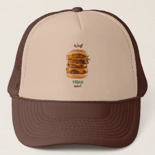 Worst Vegan - Vegan-Anti vegan-Bad vegan-Eat Kött- Keps
