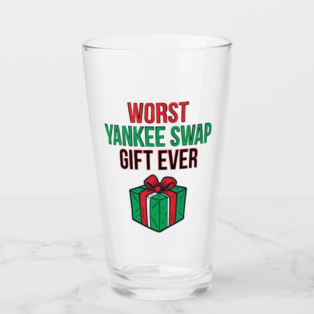 Worst Yankee Swap Gift Ever Glaskopp (Framsida)
