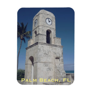 Worth Avenue Clock Torn - Handflatan Beach, FL Magnet