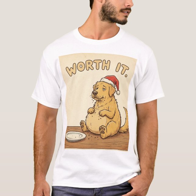 Worth It – Holiday Treat Overload Dog Tee (Framsida)