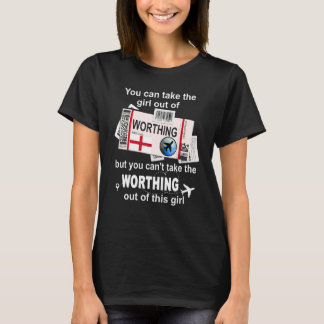 Worthing Boarding Pass Worthing Girl Worthing Girl T Shirt