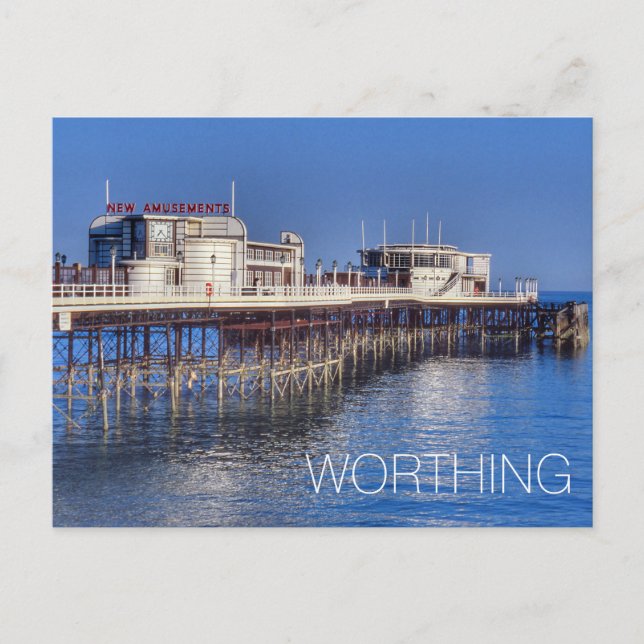 Worthing Helg Vykort (Framsida)