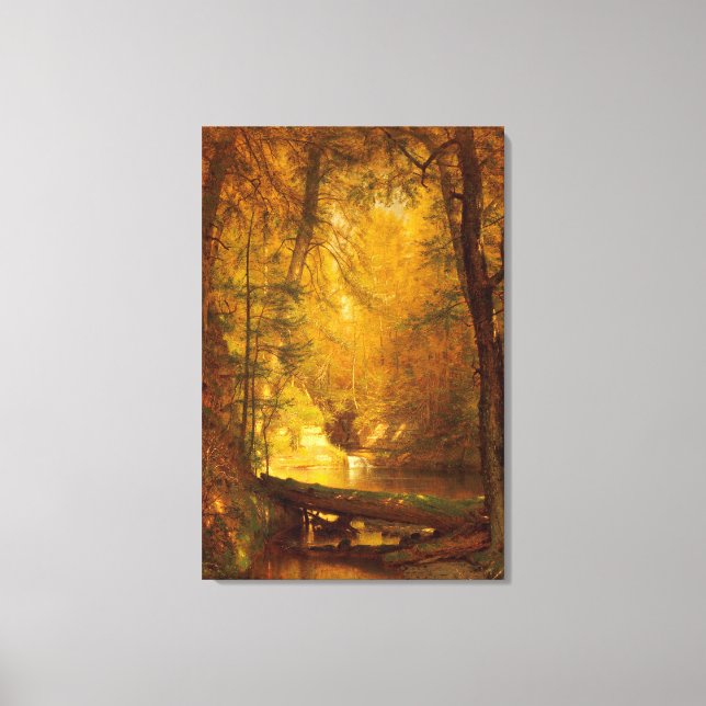 WORTHINGTHON WHITTREDGE - TROUT BASSÄNG - 1870 - CANVASTRYCK (Framsida)