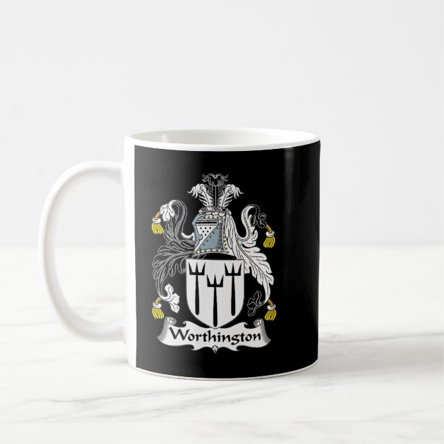 Worthington Jackar Arm Family Crest Kaffemugg (Vänster)