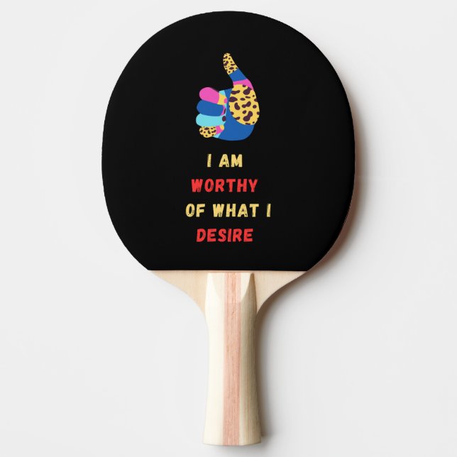 Worthy Ping Pong Paddle Pingisracket (Framsidan)