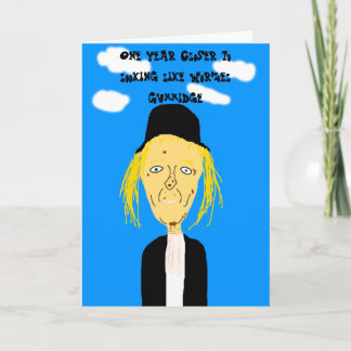 Worzel Gummidge Birthday Card Kort