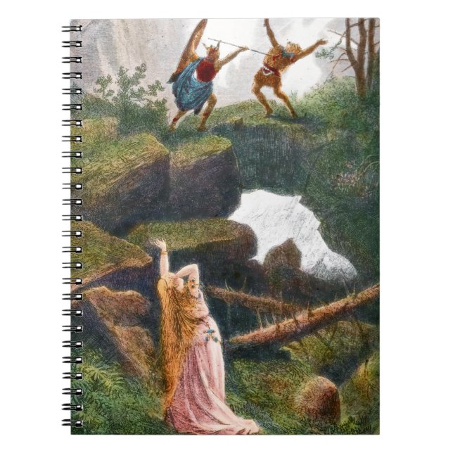 Wotan och Hunding, anteckningsbok (Framsidan)