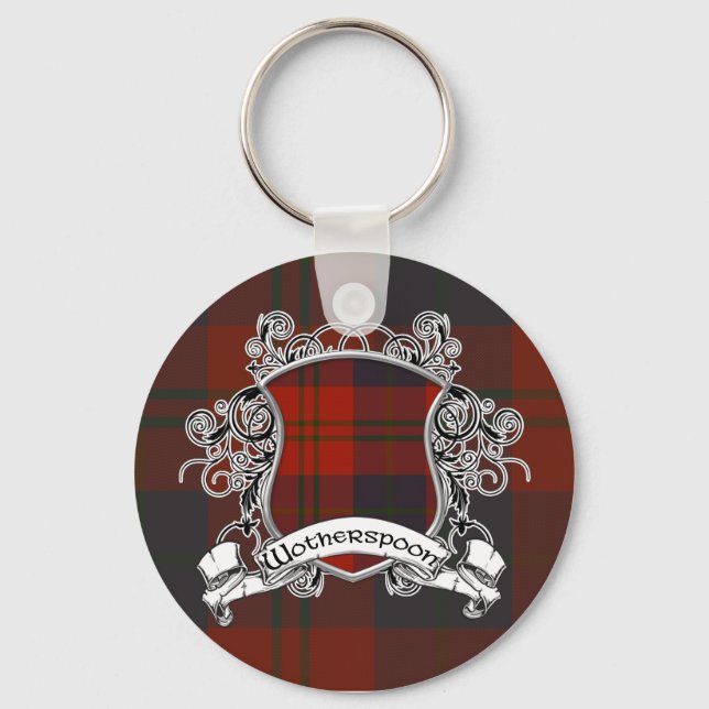 Wotherspoon Tartan Shield Nyckelring (Framsida)