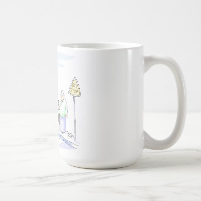 Would har pooped på mattaMUGGEN Kaffemugg (Höger)