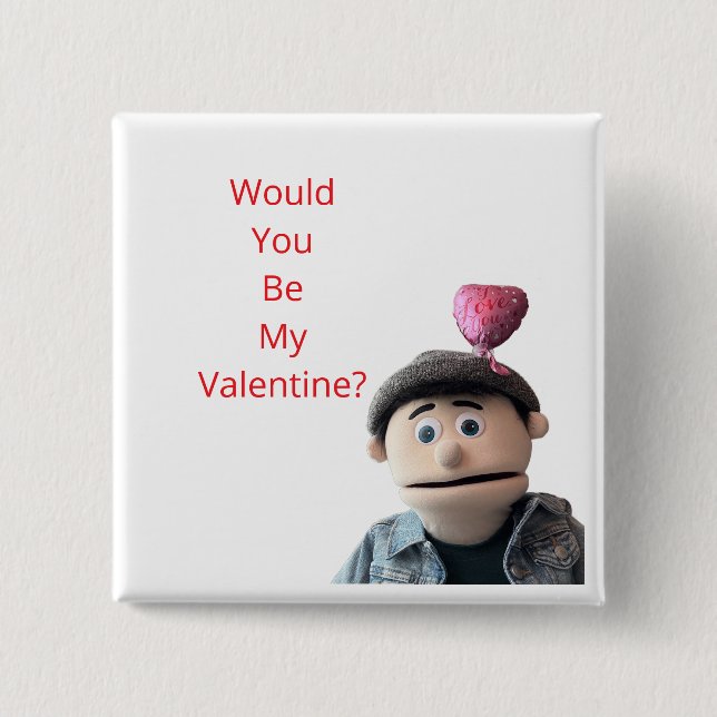Would You Be My Valentine? Knapp (Framsida)