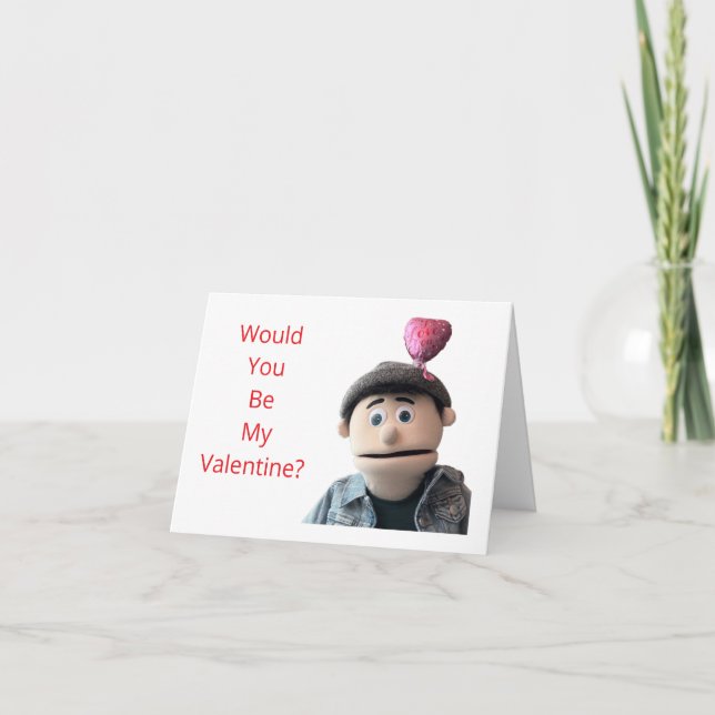 Would You Be My Valentine? Tack Kort (Framsida)