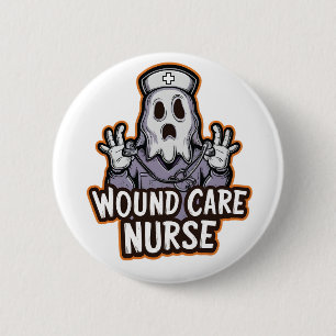 Wound Care Nurse Ghoul Ghost Nurse Halloween Gift Knapp