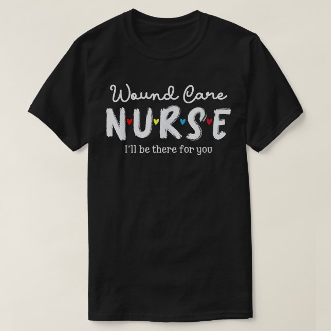 Wound Care Nurse Play Red Kärlek Heart Stetoscope  T Shirt (Design framsida)