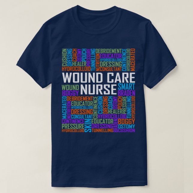 Wound e Nurse Ord T Shirt (Design framsida)