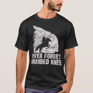 Wound Knee Native American Lakota Tribe Chief vi T Shirt