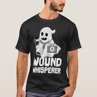 Wound sjuksköterse För manar kvinnor Kids Ghost Ha T Shirt