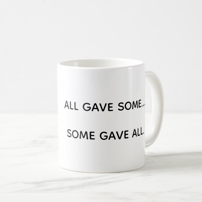 Wounded Warriors Support Kaffemugg (Framsida höger)