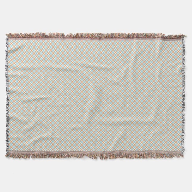 Woven blanket displayed in two orientations filt (Framsidan)