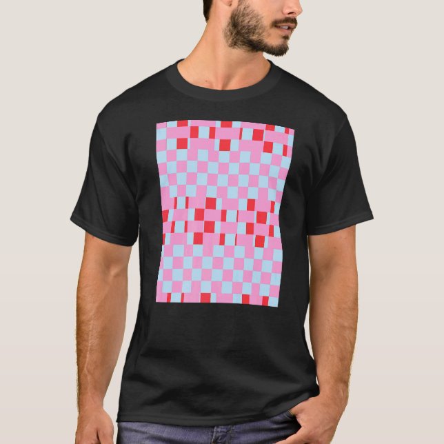 Woven Checker T Shirt (Framsida)