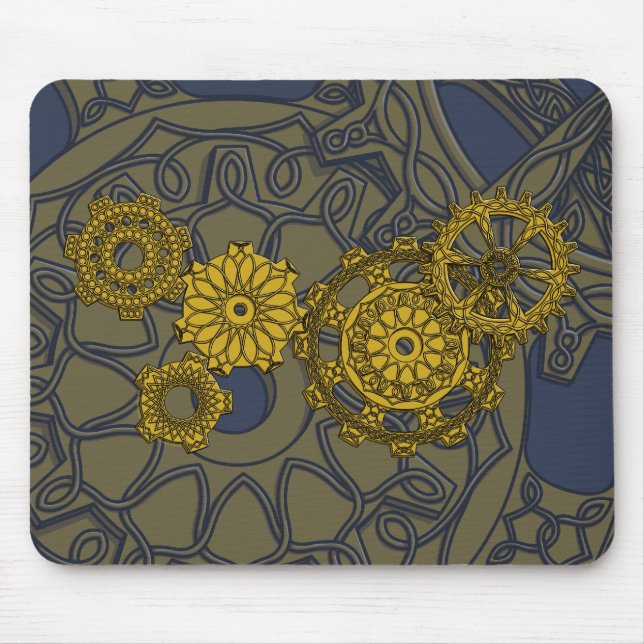 Woven Clockwork Mousepad Musmatta (Framsidan)