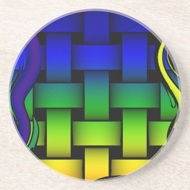 Woven Färg Underlägg Sandsten (Framsidan)