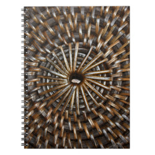 Woven Mat Anteckningsbok Med Spiral