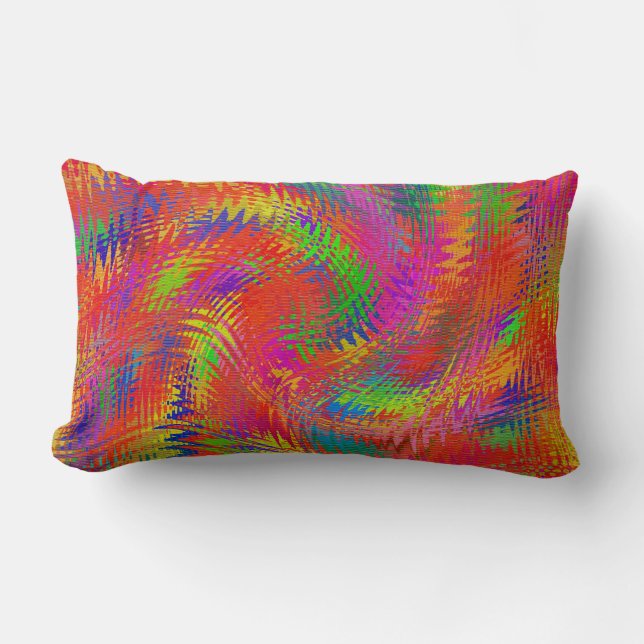 Woven Rainbow Lumbarkudde (Framsida)