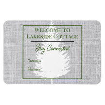 Woven Träd Airbnb Vacation Rental Wifi Magnet