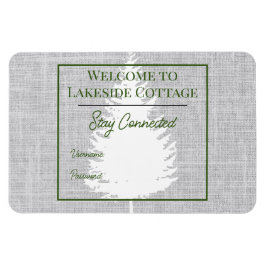 Woven Träd Airbnb Vacation Rental Wifi Magnet