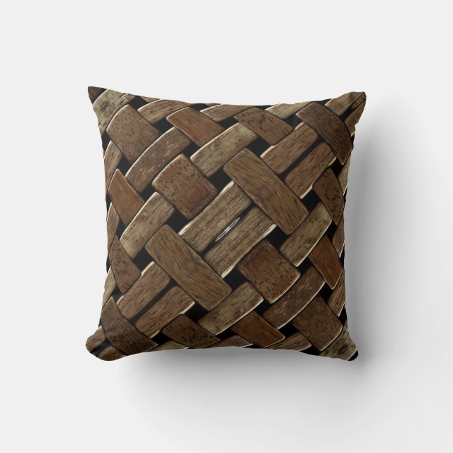 Woven Wood #3 Kudde (Framsida)