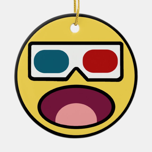 Wow! 3D Julgransprydnad Keramik (Framsidan)