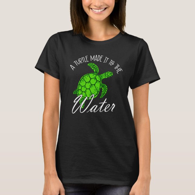 WoW A Turtle Made It To the Water Alliance T Shirt (Framsida)