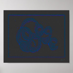 "Wow Abstract version 99" nedladdning eller affisc Poster