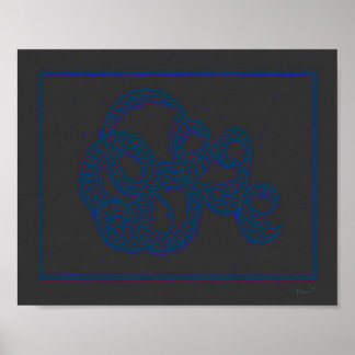 "Wow Abstract version 99" nedladdning eller affisc Poster