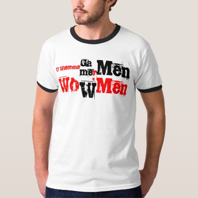 Wow-är en av våra favorit- verbs!!! tee shirt (Framsida)