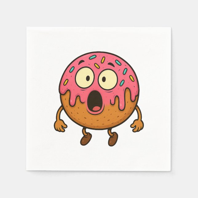 Wow Donut Pappersservett (Framsidan)