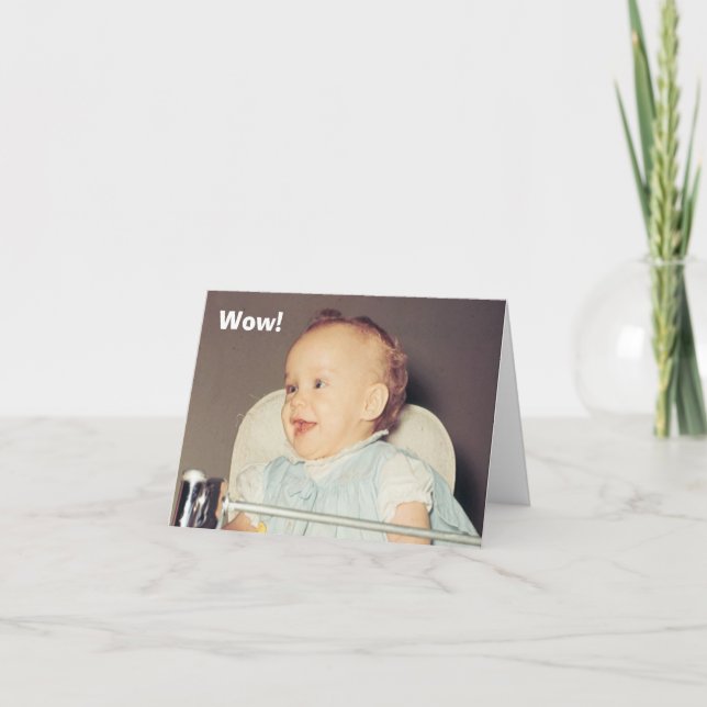 Wow en annan födelsedag kort (Framsida)