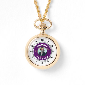 WOW! ✨ Gold Necklace Watch Custom Gift Armbandsur