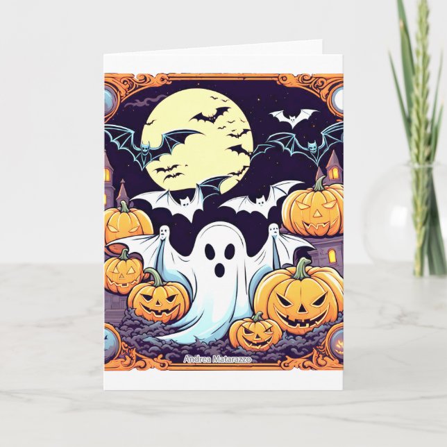 Wow Halloween Thrill Anteckningskort (Framsida)