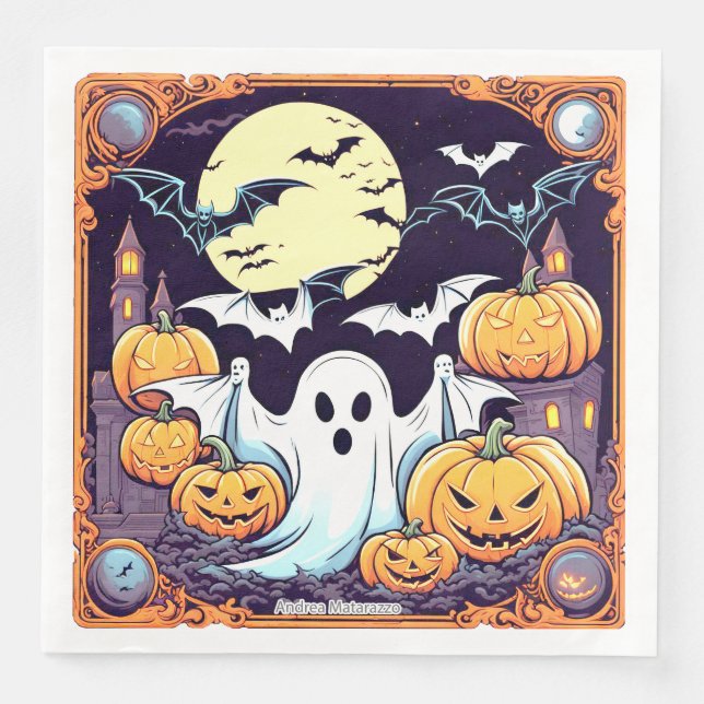 Wow Halloween Thrill Pappersservett (Framsida)