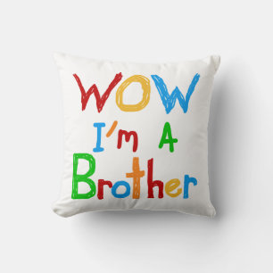 WOW: Jag är broder T-shirts och GIfts Kudde