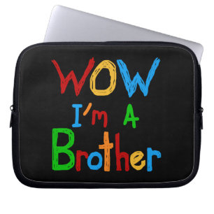 WOW: Jag är broder T-shirts och GIfts Laptop Sleeve
