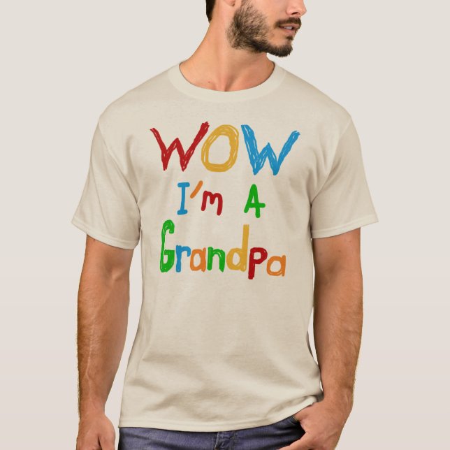 WOW Jag är farfar T-shirts och gåvor (Framsida)