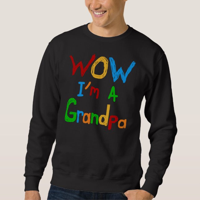 WOW Jag är farfar T-shirts och gåvor Sweatshirt (Framsida)